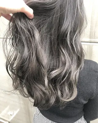 セミロング カラー 北間 寛哉のヘアスタイル
