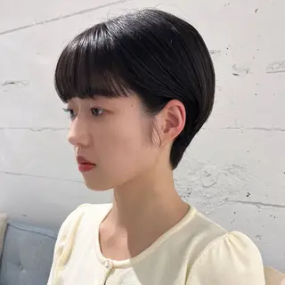 ショート 峯田 優花のヘアスタイル