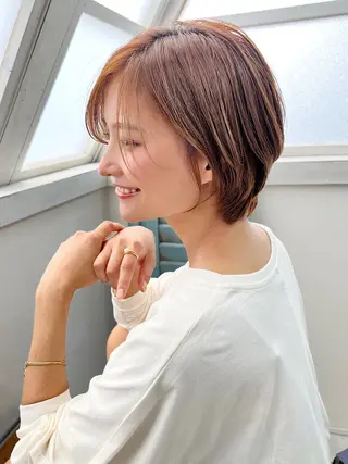 ショート カラー 銀座《髪質改善》 垢抜け✨布施拓也のヘアスタイル