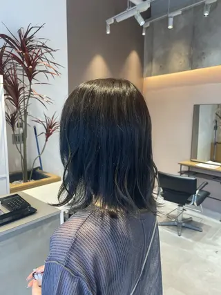 ミディアム カラー 城間 晴人のヘアスタイル