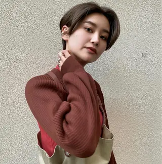ショート カラー ハイトーン/デザイン hirokiのヘアスタイル