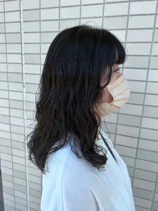 セミロング パーマ 亜美💎6月7月は お早めのご予約を✨のヘアスタイル