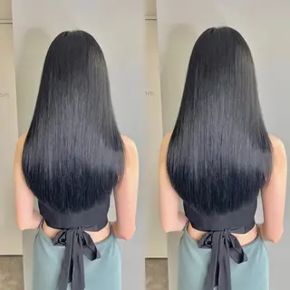 ロング カラー 韓国ヘア/ 髪質改善特化谷名勇輝のヘアスタイル
