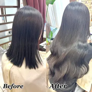 ヘアメ🎀推しカラー 🥣横浜/しほ🧸のヘアスタイル