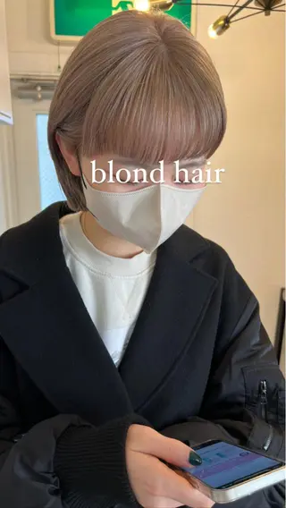 ミディアム 名駅/艶韓国風ヘア miyabiのヘアスタイル