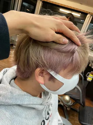ショート カラー メンズ 🌸髪質改善🌸 Shuhei🗝♠のヘアスタイル