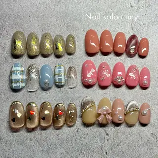 ネイル Nail salon tiny🩵のネイルデザイン