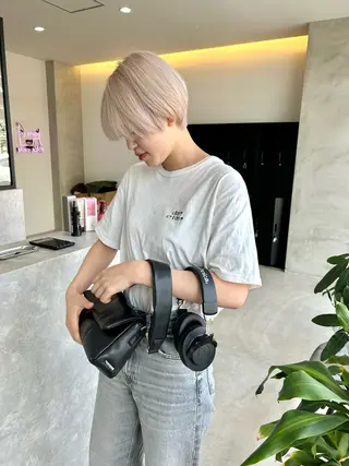 ショート カラー 一ノ瀬 暁のヘアスタイル