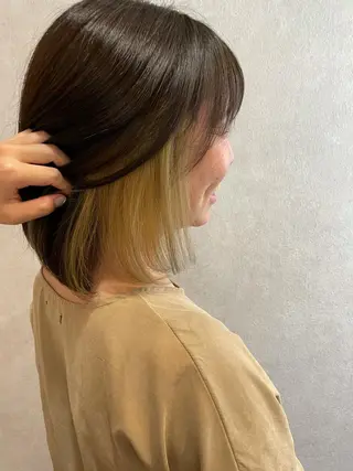 ミディアム カラー 【enn】 小橋 彩香のヘアスタイル