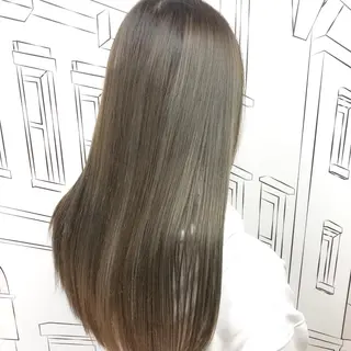 セミロング カラー TOMOKA 艶髪/透明感カラーのヘアスタイル