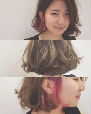 ショート カラー ハイトーン×髪質改善 KENTAのヘアスタイル