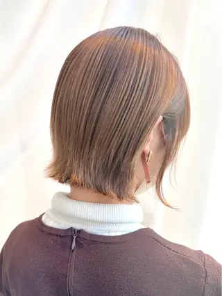 ミディアム カラー ヘアアレンジ レイヤーカット/ボブ /縮毛矯正✨大輝のヘアスタイル