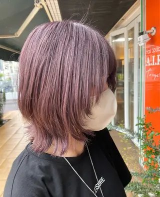 ミディアム 中野 里咲のヘアスタイル