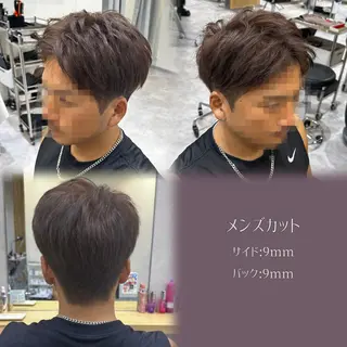 ショート メンズ 癖毛改善縮毛矯正 /中山なかやまのヘアスタイル