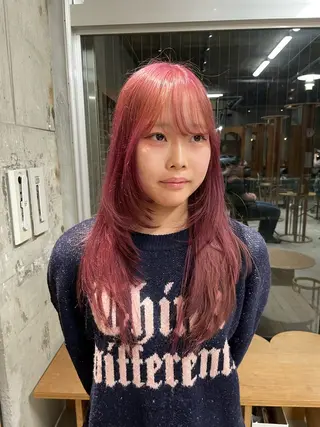 カラー chisato☁️ カットカラーモデルのヘアスタイル