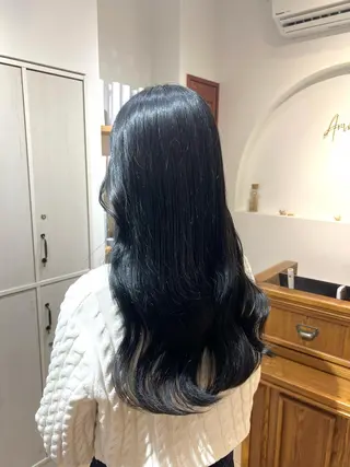 ロング カラー 🥀韓国ヘア🥀 宮津真菜のヘアスタイル