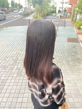 セミロング パーマ 吉川 莉央のヘアスタイル