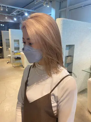 ミディアム カラー レイヤーカット/ miranのヘアスタイル