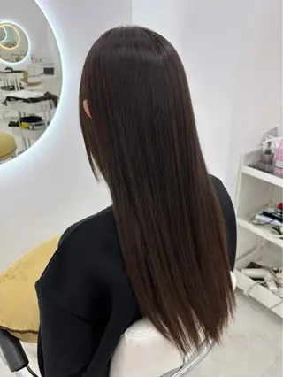 ロング カラー 【aini天王寺】 𝐚𝐢𝐫𝐢✂︎のヘアスタイル