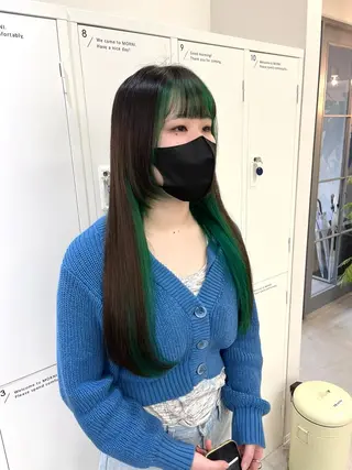 ロング カラー 神原 茉依🩰🪩のヘアスタイル