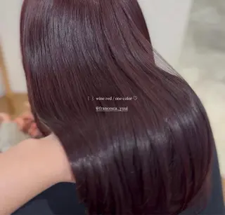 カラー Yuui🩰アレンジ /髪質改善カラーのヘアスタイル