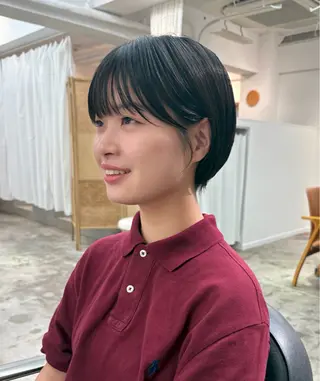 ショート aiko【艶カラー ・ミニモ年内で終了】のヘアスタイル