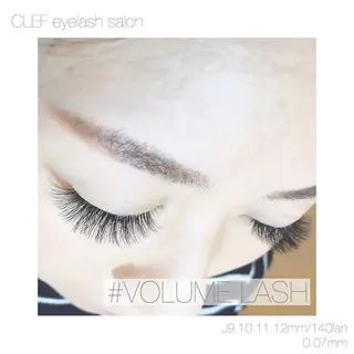キッズ マツエク・マツパ CLEF eyelashのマツエク・マツパデザイン