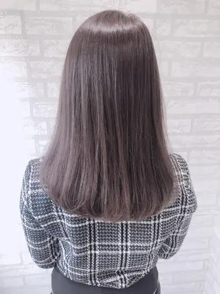 セミロング カラー パーマ ヘアアレンジ メンズ キッズ KOKUA/髪質改善 艶髪縮毛矯正のヘアスタイル