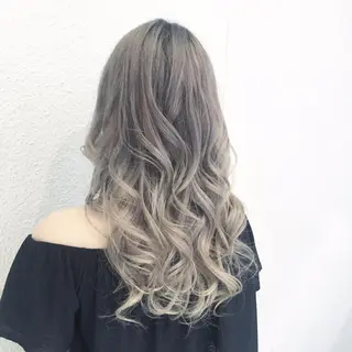 セミロング カラー LadyBeetle 山本泰史のヘアスタイル