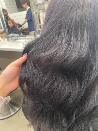 セミロング カラー ヘアアレンジ TRU Shino🦋のマツエク・マツパデザイン