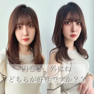セミロング 似合わせ松本 容政のヘアスタイル