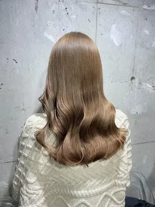 ロング カラー エフェクトブリーチ 🌟前澤啓太朗のヘアスタイル
