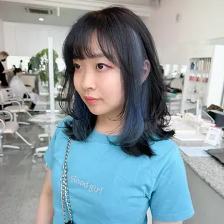 セミロング カラー 🫧ヒシダアキ taboo.i🫧のヘアスタイル