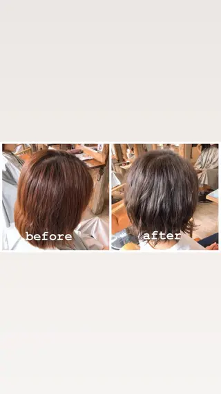 ショート カラー 中村 優志のヘアスタイル