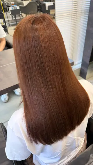 ロング 韓国🫧髪質改善🫧 縮毛矯正🫧陽菜🫧のヘアスタイル