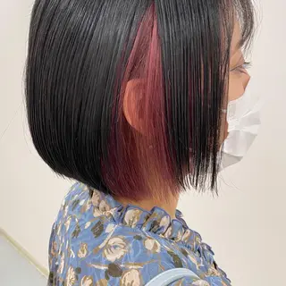 ショート カラー マンツーマン女性 美容師 奏のヘアスタイル