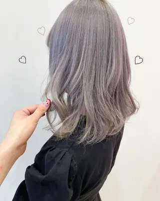 セミロング カラー 新宿駅近♡個室 ♡関口三都季🌜のヘアスタイル