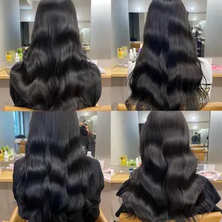 ロング カラー プル艶職人/ にしものヘアスタイル