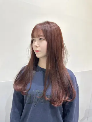 ロング カラー 矢野 晃平のヘアスタイル