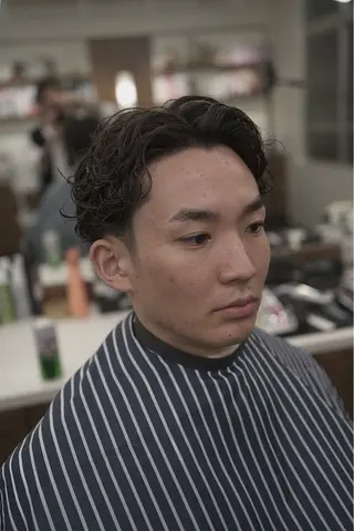 パーマ メンズ 吉祥寺バーバー takumiのヘアスタイル
