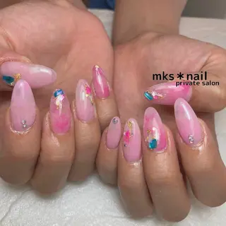 ネイル mks＊nail //  枚方長尾のネイルデザイン