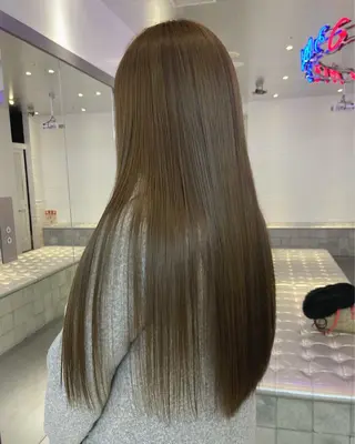 カラー ブリーチ 縮毛矯正/ 艶髪/COCONAのヘアスタイル