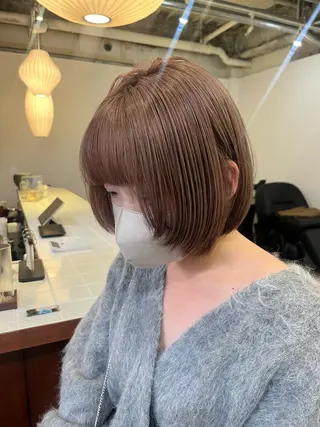 ショート カラー Sanaダブルカラー ✨️パルコ徒歩1分のヘアスタイル
