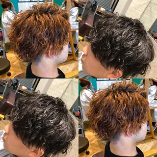 パーマ メンズ 神山 大樹✂︎宇都宮江曽島のヘアスタイル
