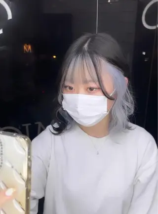 ショート カラー asumi/栄/ハイ トーン/ブリーチ/のヘアスタイル