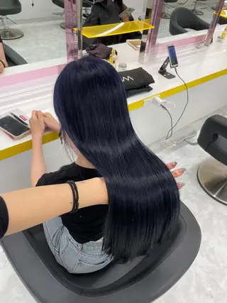 ロング カラー 🦋色落ち綺麗カラー メンズYUZU🦋‪のヘアスタイル
