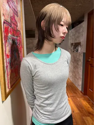 ミディアム カラー mai / linoah˚✧のヘアスタイル