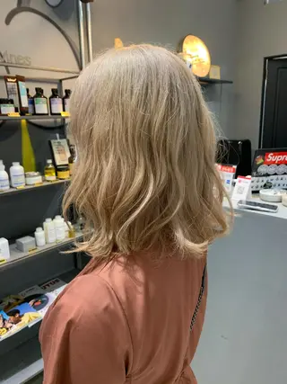 セミロング メンズ専門サロン wokeのヘアスタイル