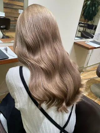ロング カラー 髪質改善💘縮毛矯正 minamiのヘアスタイル