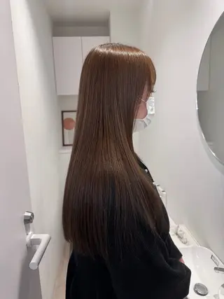 ロング 透明感カラー🫧⌇ AO🫐🩵のヘアスタイル